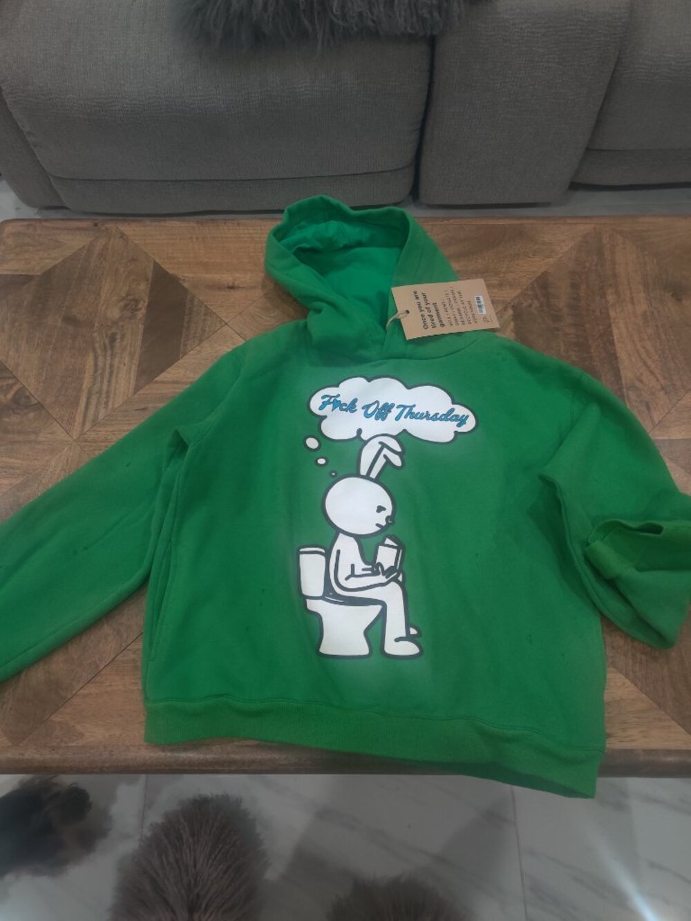 NATASHA ZINKO Hoodie Size M  new $572.00 (roomy fit)